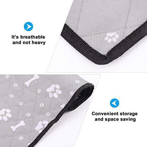 Balacoo Pets Protetor de capa de assento traseiro para cães Respirável À Prova de Arranhões Rede par