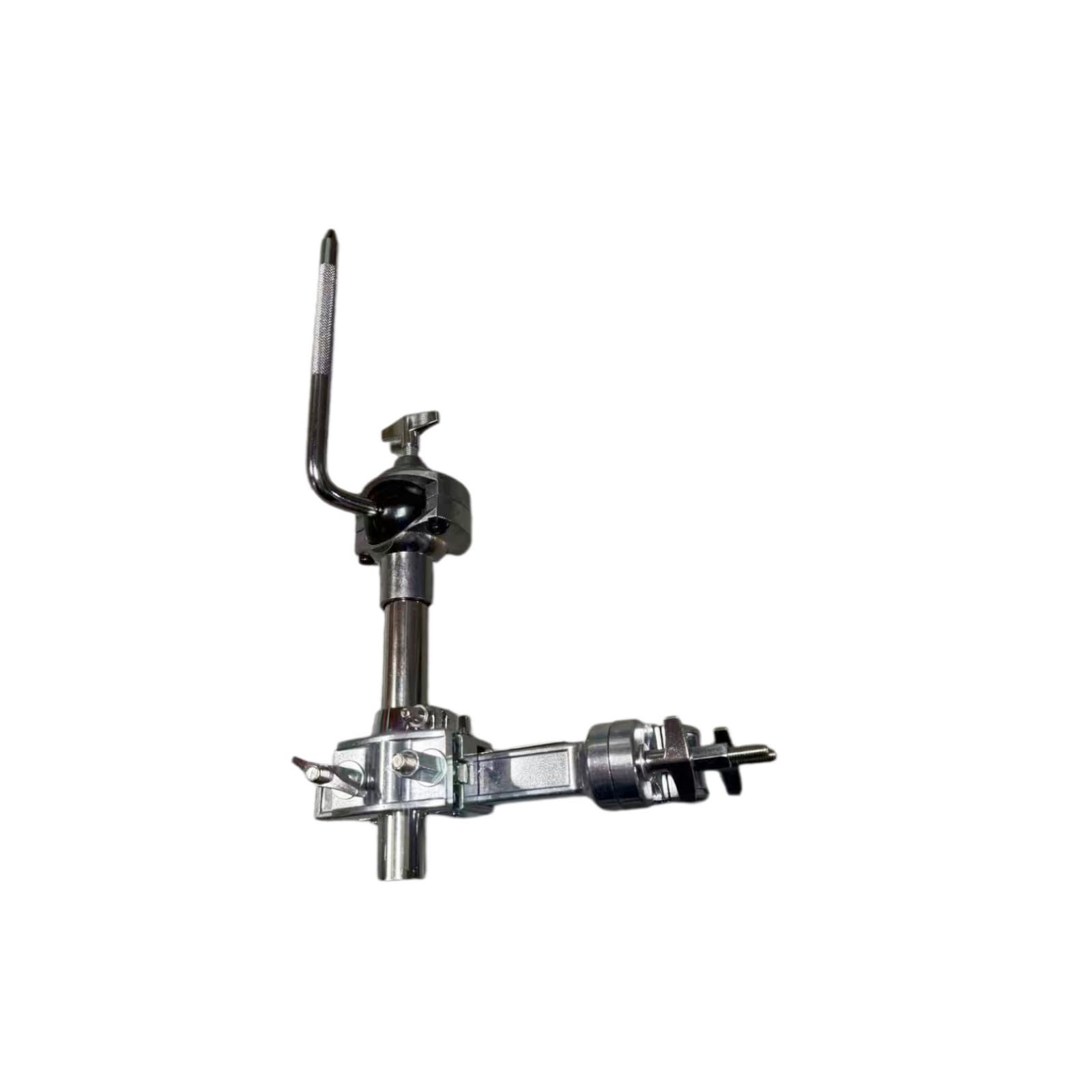 Amagogo Clamp per Batteria Morsetto Hardware Supporto Asta Staffa Regolabile in Metallo Durevole Fissaggio Sicuro Installazione Compatta Adatto a Batteristi Professionisti Sessioni Studio