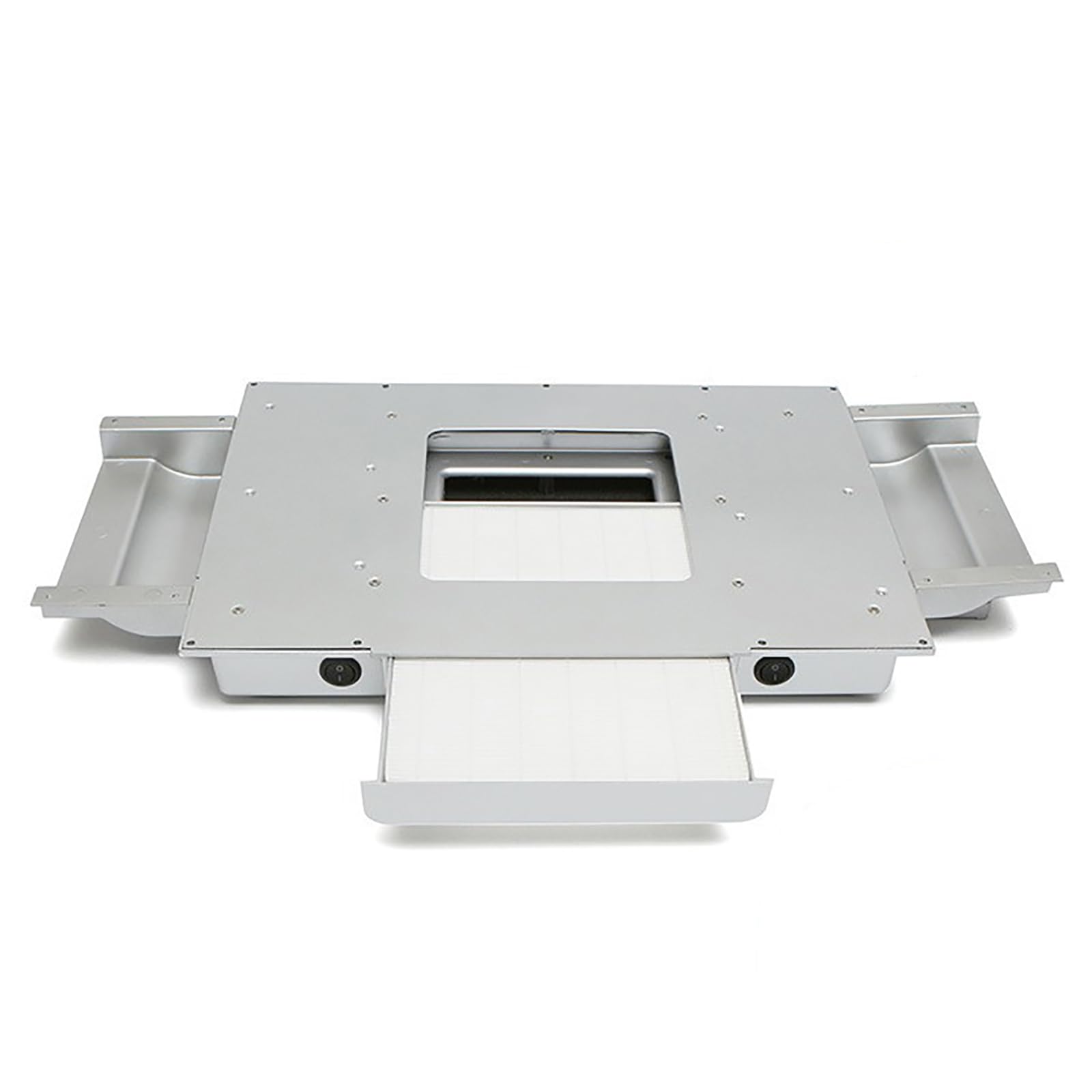 oiakus Nail Dust Collector, Professional Nail Cleaner, Desktop Embedded Manicure Nail Vacuum Cleaner, Adjustable Speed, Built-in 4 Fans, for Nail Salon and Home Use