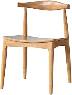 DENGSHENG SHOPS Reunión de la Silla de té, Silla de Chat, Sala de Estar, Restaurante, cafetería, Silla multifunción, Madera Maciza, Marco de Fresno, Color de la Madera