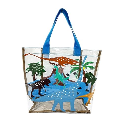 プールバッグ 男の子 女の子 キッズ スイムバッグ 約 手さげ サブバッグ 防水 31×27×15cm きょうりゅう