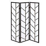 ホームパーテーション　和風衝立　3連　ブラウン・JP-Y300-3(BR) [並行輸入品]