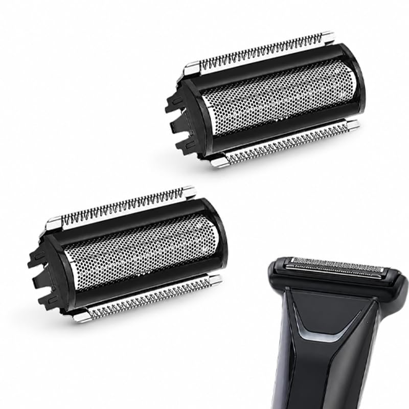 2 Packs 5.0 Ultra Shaver Replacement Blade Compatible with MANSCAPED The Lawn Mower 5.0 Ultra SkinSafe Razor Sharp & Durable Stainless Steel | SkinSafe Sharp & Durable Stainless Steel