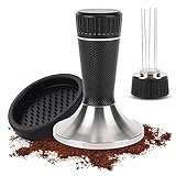 Wodasi Café Tamper, Tamper de Café de 58.3mm de Acero Inoxidable, Tamper de Espresso con...