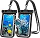 UNBREAKcable Wasserdichte Handyhülle - [2 Stück] bis zu 7,0 Zoll IPX8 Unterwasser Handytasche, Wasserfeste Hülle für Schwimmen für iPhone 16 15 14 13 12 11 Pro Max XS X XR SE 2022 8 7 6 Samsung Huawei