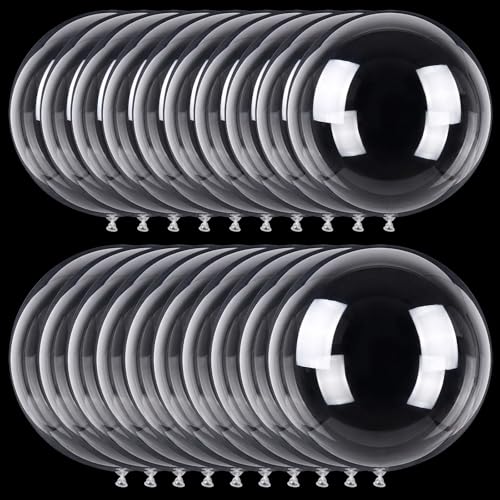 20PCS 24 and 18 Inch Bobo Balloons Clear Balloons Bobo Balloon Large Sizes for Decorative Party Decorations DIY Party Wedding Event and Celebration Supplies