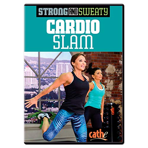 Cathe Friedrich Strong and Sweaty Cardio Slam Workout DVD For Women - Use For Cardio, Weight Loss, and Fat Burning