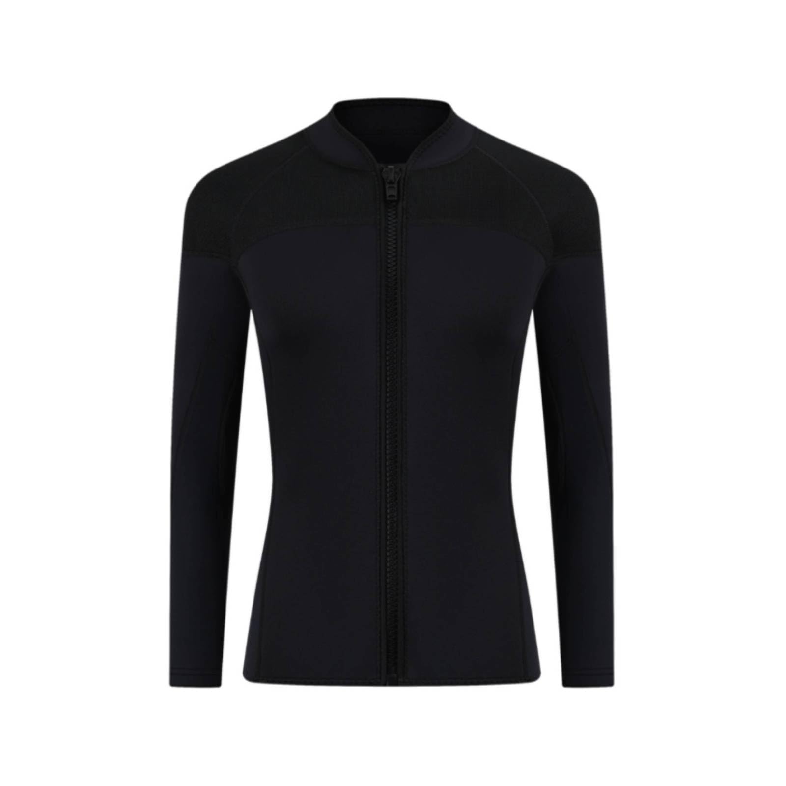 Top Neopreno Larga Ajustado Camisa Neopreno Larga Artículo Natación para Buceo, Esnórquel
