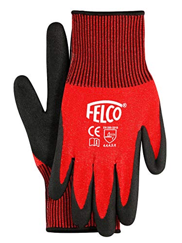 FELCO Gant de jardinage - Taille L - Modèle 701, Noir/rouge Cover