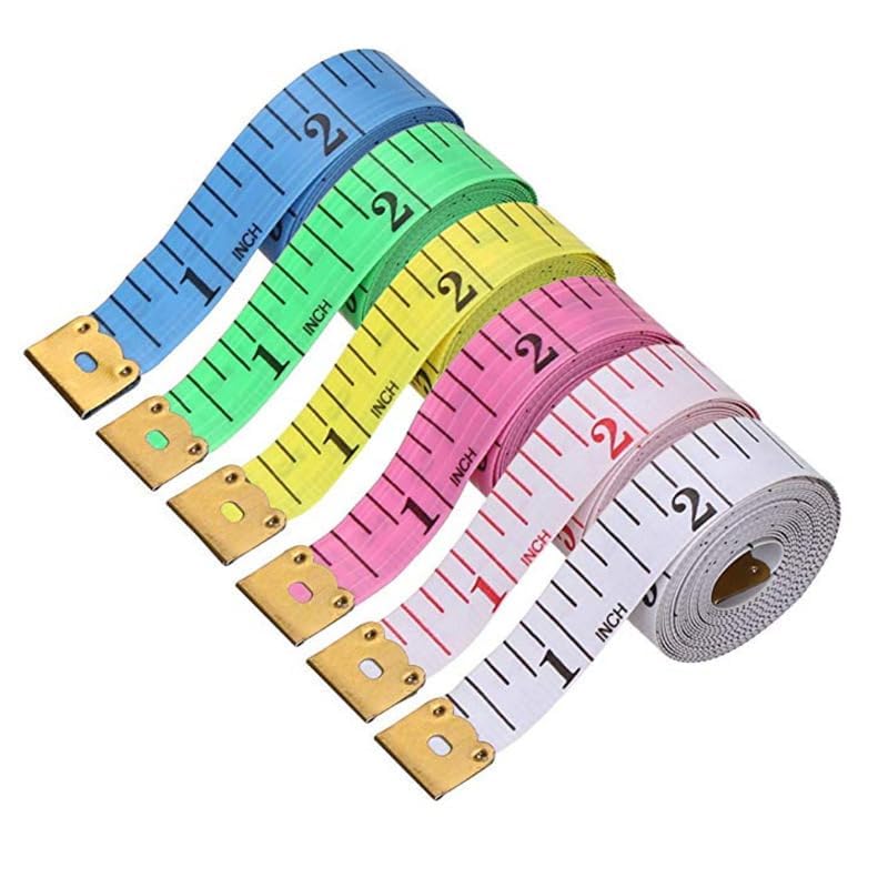 4 Pack Soft Tape Measure 60 Inch/150 cm Double Scale Flexible Measuring Tape for Body Sewing Tailor Cloth Fabric Crafts