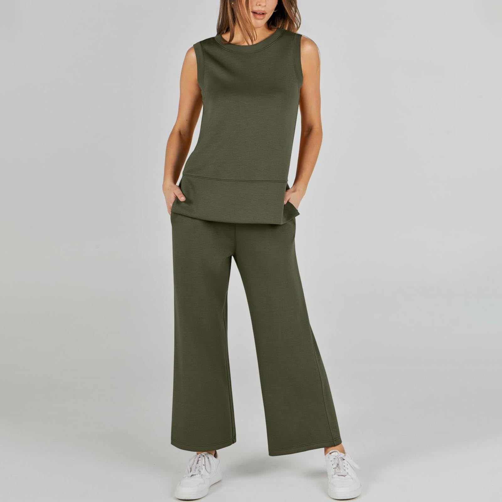 Conjunto Deportivo de 2 Piezas para Mujer Casual y Pantalones Chndalropa Mujer Primavera veranoEntallado y estilizado