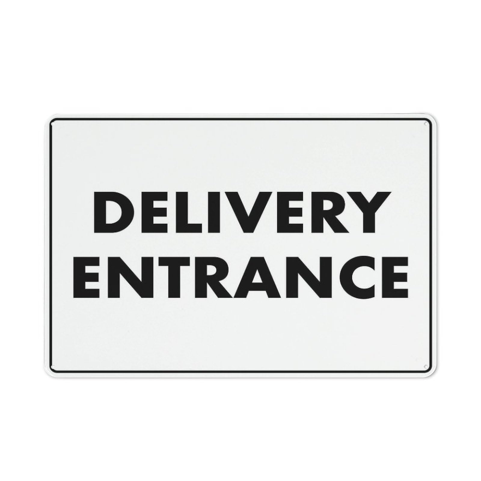 Xewazd A1952 Delivery Entrance 8"X12" Aluminum Tin Sign - Safety Warning Alert For Indoor & Outdoor Use