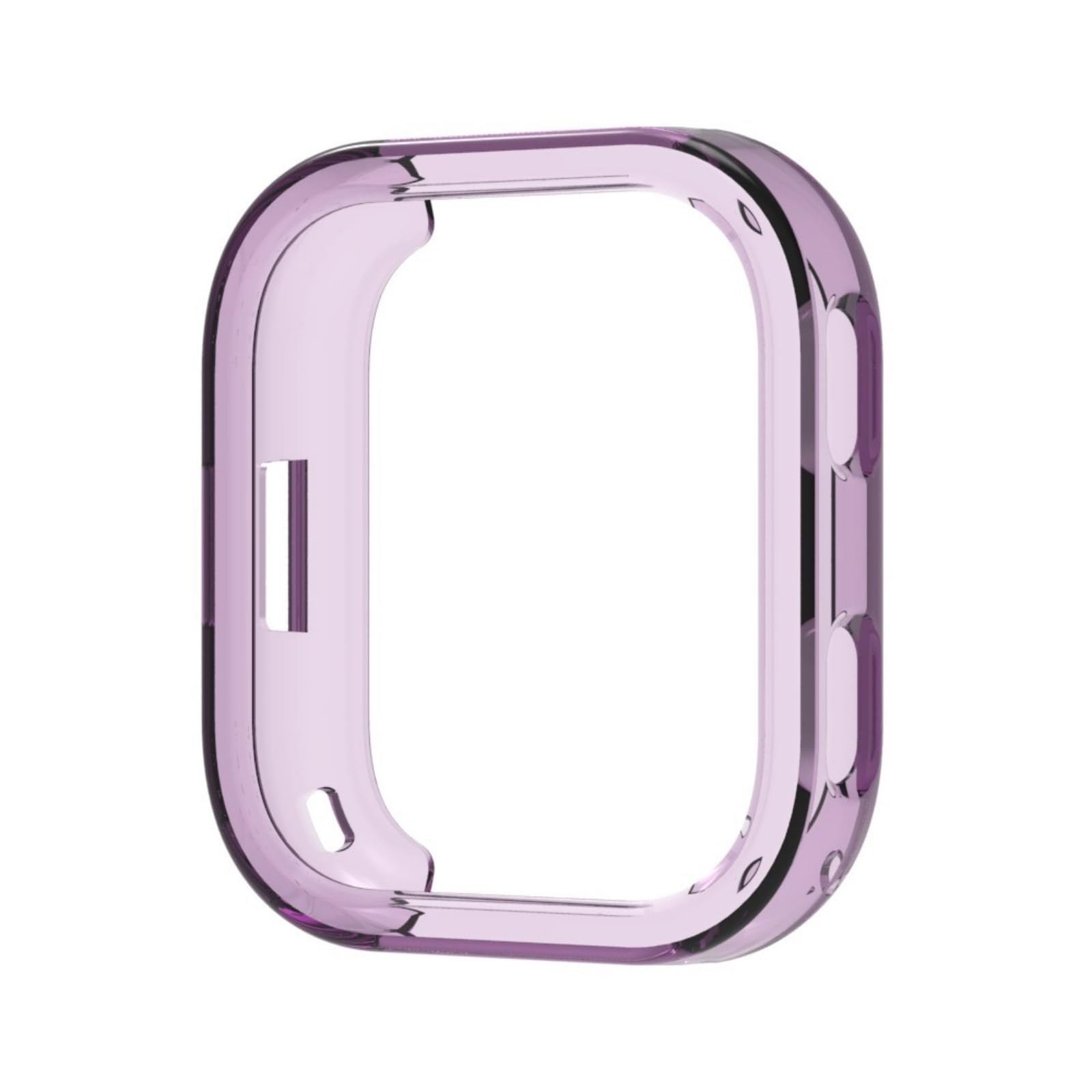 Daily Wear Smartwatch Case for BIP, TPU, Translucent p Urple view 7