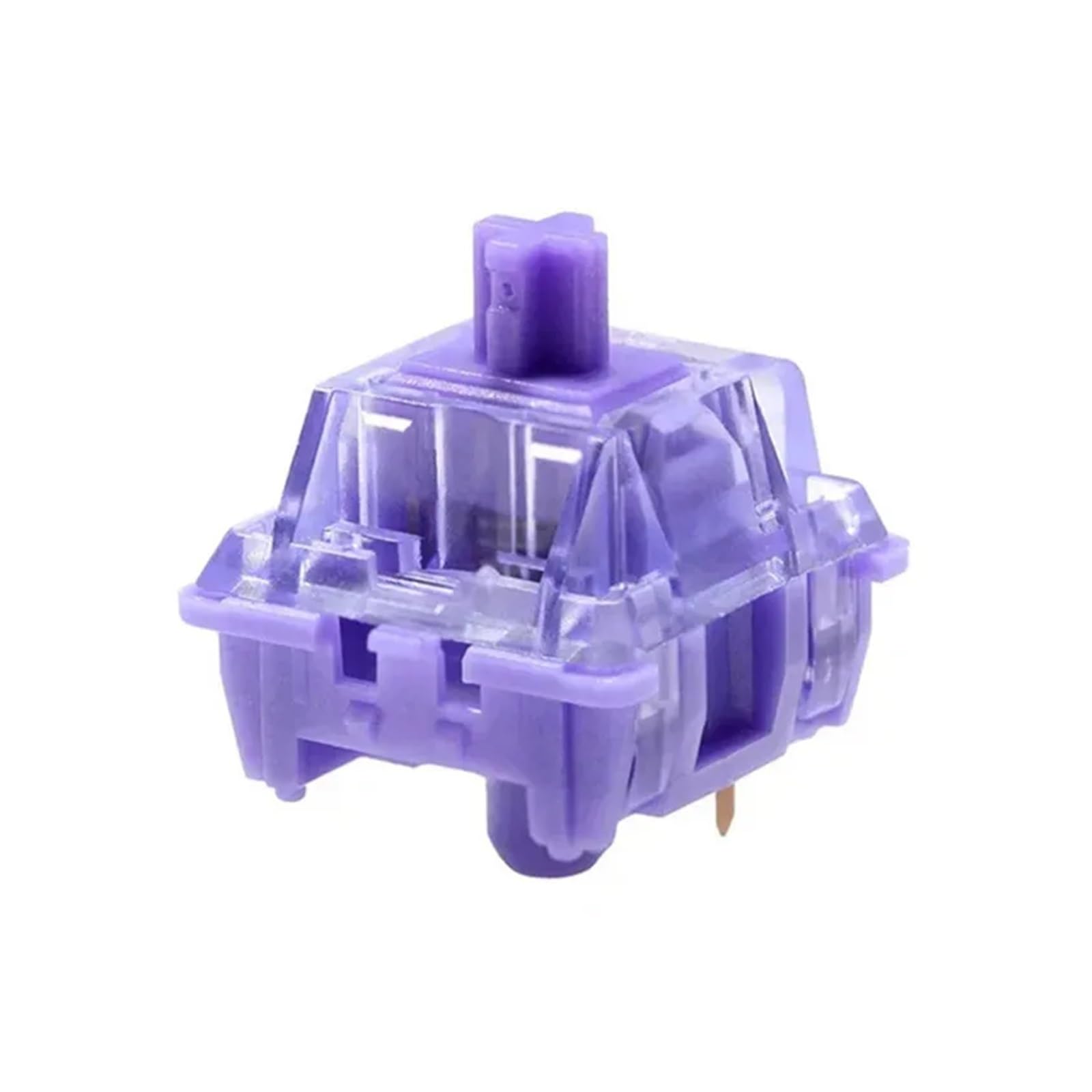 CIY Asura Switch Pre Advanced Tactile Switch 50g for Gaming Mechanical Keyboard Long Spring PC POK Nylon Lubed 50M Purple(110PCS)
