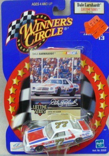 NASCAR - Winner's Circle - Dale Earnhardt Lifetime Series - 13 of 13 - No. 77 - 1976 Hy-Gain Chevrolet Malibu - 1:64 Die Cast Replica Car and Collector Card