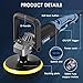 RAYBAO Buffer Polisher, Rotary Buffer 1200W, Car Buffing Kit with Speed 1600-3500RPM, 6inch/7inch Backing Plate, Polishing kit for Car Detailing (RO Polisher)