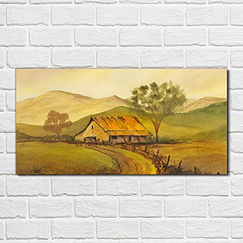 Décoration murale verre acrylique grand format 100x50 tableau nature - 2