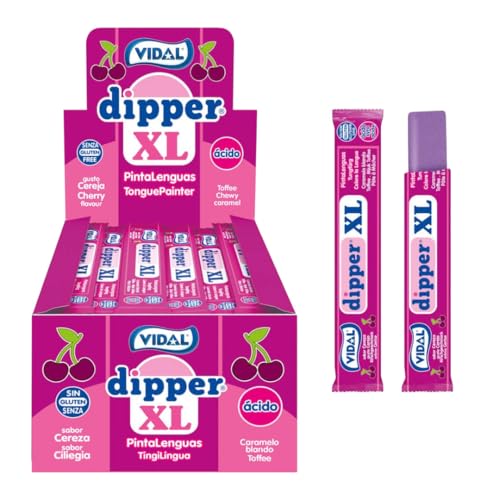 Ichuches- Caramelo masticable dipper Xl sin gluten (Cereza)