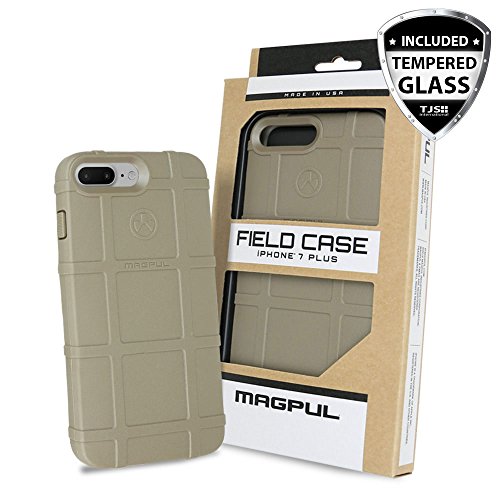 Case for iPhone 7 Plus / iPhone 8 Plus, with TJS [Tempered Glass