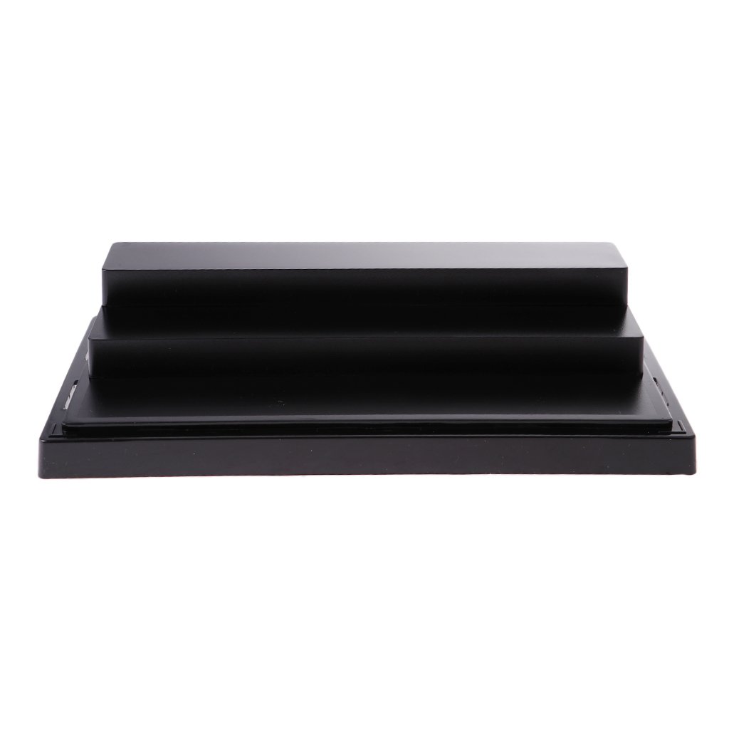 KESOTO Vitrina Expositora De 3 Escalones – Protector Antipolvo Para Figuras Funko Pop Y Amiibo