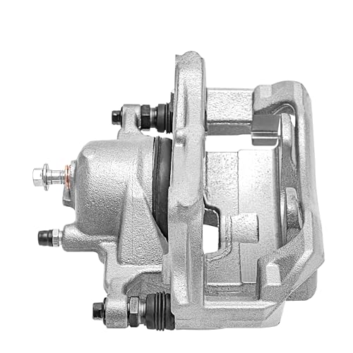 Image of Detroit Axle - Front Left Brake Caliper for 2011-2015 Chevrolet Cruze, 2012-2017 Sonic, Driver Side Brake Caliper w /Bracket Assembly Replacement