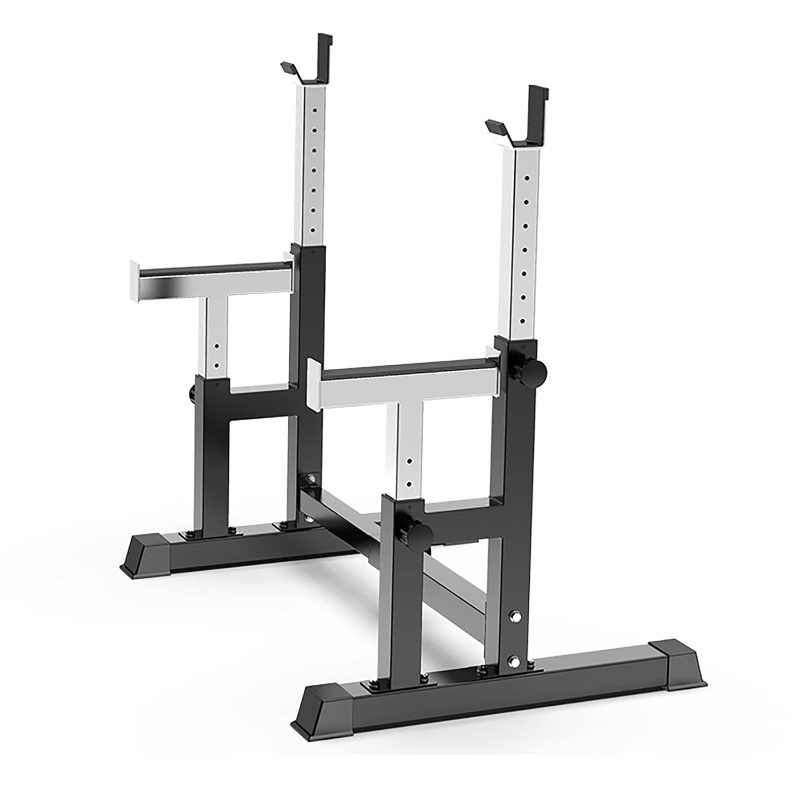 FENOKD Adjustable Height Rack Steel Squat Stand Weight Lifting Dip Stand Barbell Racks Strength Training Home Workout Fitness Equipment