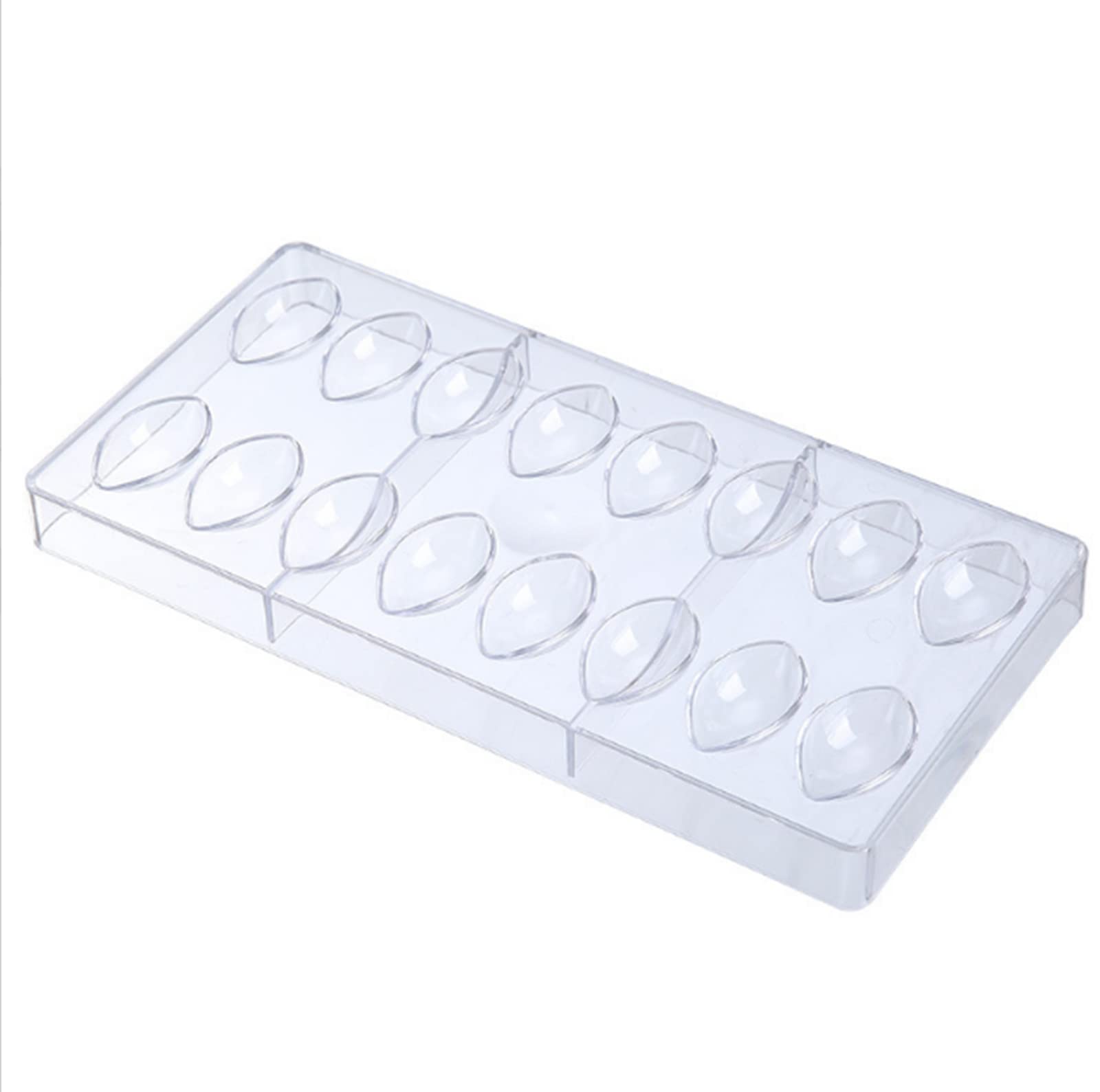 Binwat Chocolate Candy Mold PC Polycarbonate Chocolate Making Mould with Scraper (Water Drop Shape, 2pcs) - Image 2
