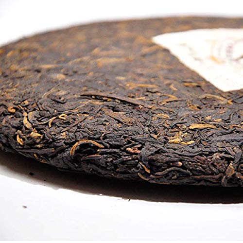通用 357g Té Puer Maduro Yunnan Qizi 7598 Puer Tea Cake Orgánico Natural Pu'er Árbol más Antiguo Cocido Puer Black Puerh… - Imagen 6