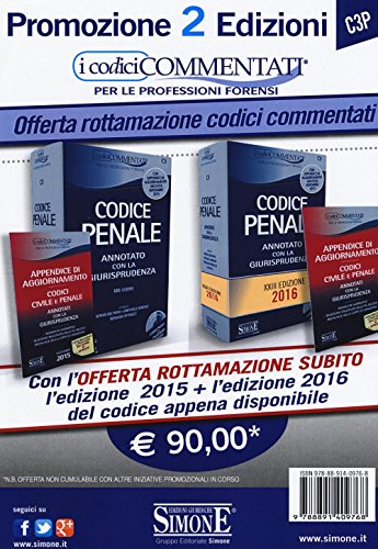 Codice penale. Annotato con la giurisprudenza 2015-2016. Con CD-ROM Codice penale. Annotato con la giurisprudenza 2015-2016. Con CD-ROM