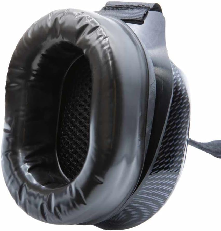 Rugged Radios Carbon Fiber Ultimate Headset for Stereo and Off Road Intercoms with Noise Cancelling Microphone and Offroad/STX Adaptors (in Car Communication Kit Behind The Head Headsets)