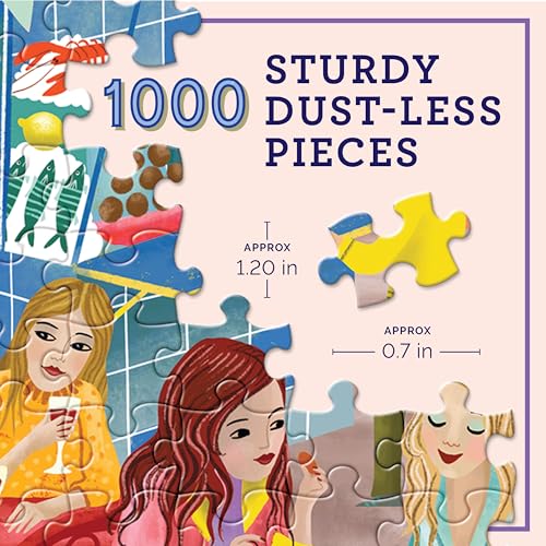eeBoo Stockholm 1000 Piece Square Jigsaw Puzzle, 23" x 23" by eeBoo - Used condition - Image 2