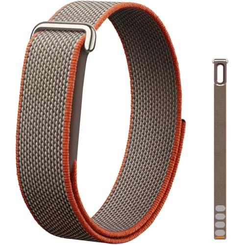 Cocoonkart Stretch Nylon Sport Strap Compatible For Google Fitbit Air (Orange)