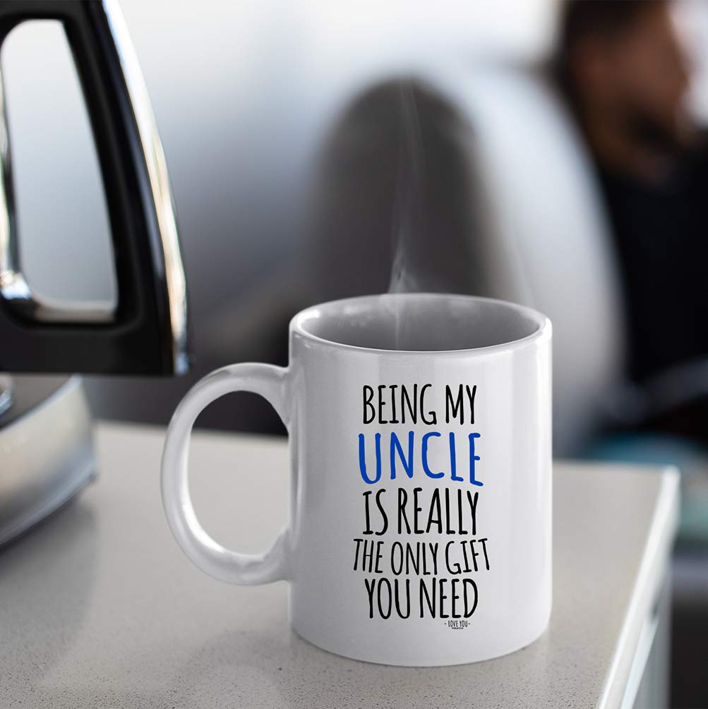 Tasse à Café Blanche Avec Inscription « Being My Uncle Is Really The
