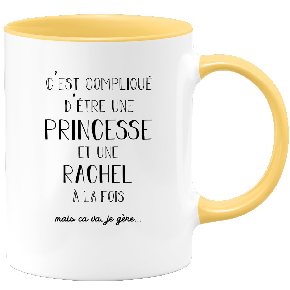 Funny French Mug For Trainer - 'It's Complicated To Be An Ideal Man And A Trainer' Ceramic Coffee Cup, Red - View #10