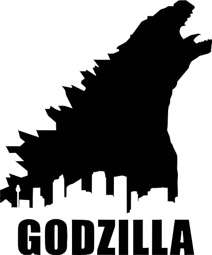 Miniatura 2 de Godzilla Kaiju - Adhesivo decorativo de vinilo para decoración de pared para dormitorio, extraíble, impermeable, decoración del hogar