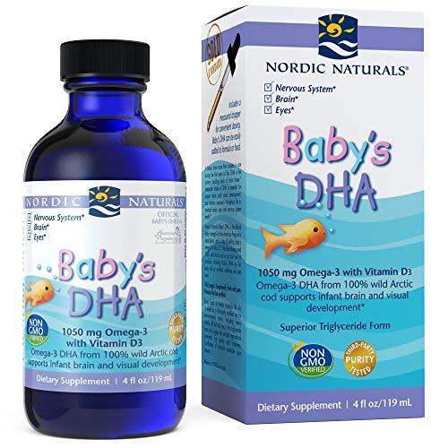 Nordic Naturals Baby's DHA Liquid - Omegas from Arctic Cod Liver Oil Support