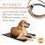 K&H Pet Products Heated Lectro-Kennel Outdoor Dog Pad, Waterproof Dog and Cat Heating Pad, Kennel Warming Mat, Pet Warmer for Outside Animals, Anti Chew Cord, Black Medium 16.5 X 22.5 Inches