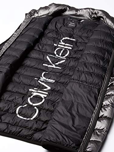 Image of Calvin Klein Men's Lightweight Packable Hooded Puffer Vest