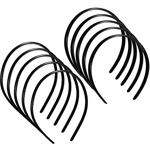 WILLBOND 10 Pezzi Cerchietti in Plastica Semplice