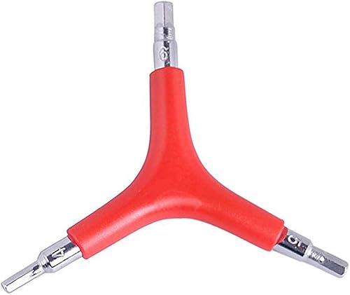 Herramienta hexagonal de 3 vías Llave Allen para bicicleta Bicicletas Ciclismo Mantenimiento y reparación