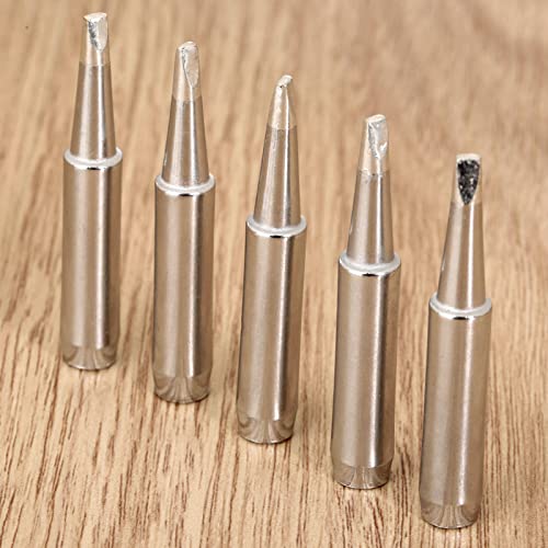 Image of Soldering Iron Tips, 5pcs 900M-T-2.4D Soldering Iron Tips Compatible with Hakko, Radio Shack, Atten, Quick Soldering Station 936 /937 /938 /942 /951 /BK8586 /907