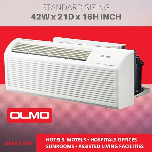image for OLMO 15,000 BTU PTAC Heating and Cooling Packaged Terminal Air Conditi