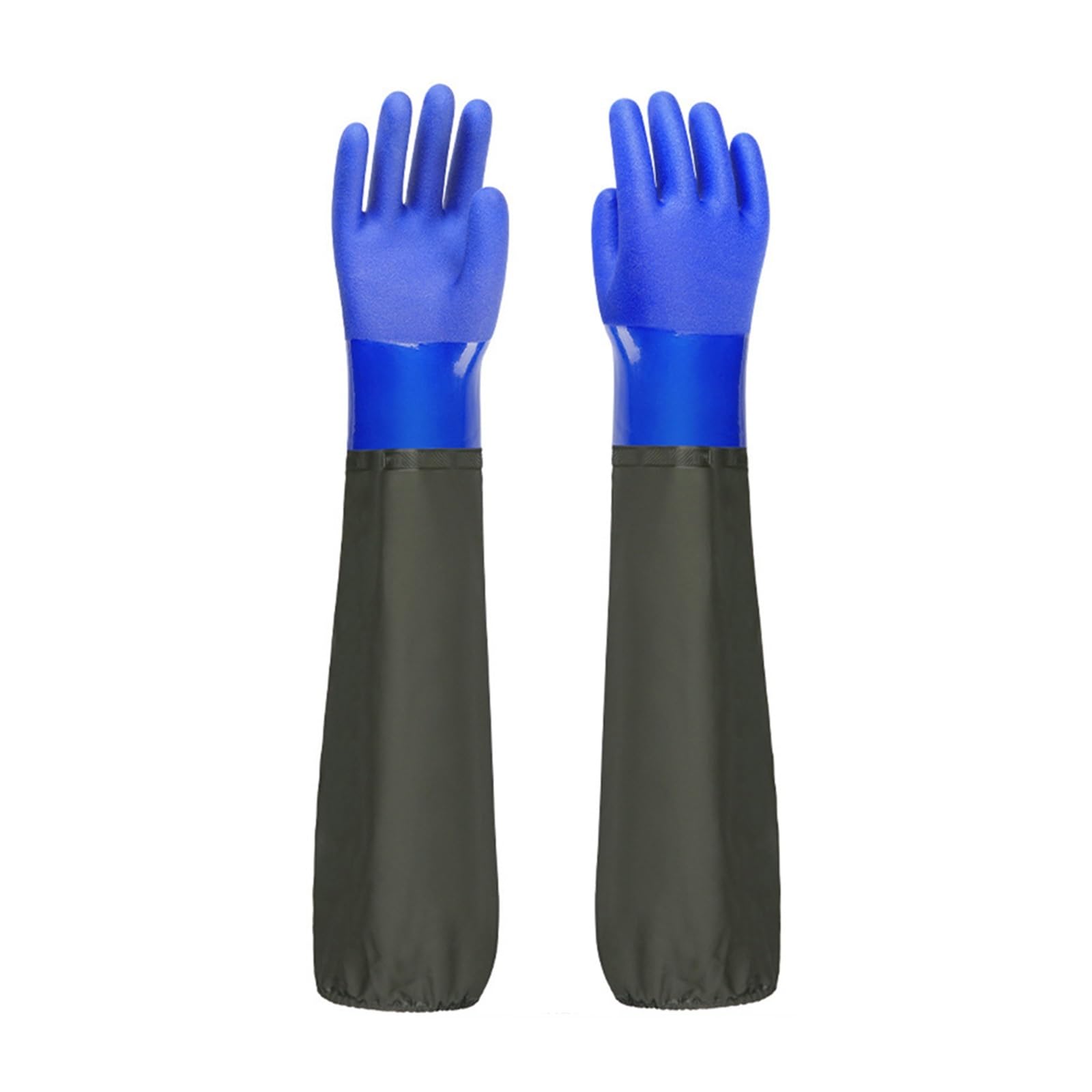Guantes Jardineria Guantes impermeables de protección laboral, guantes alargados y gruesos, antideslizantes, resistentes al desgaste, de manga larga, for jardinería, pintura for el hogar