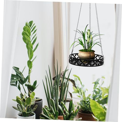 Support pour jardinière suspendue en fer forgé durable - 6