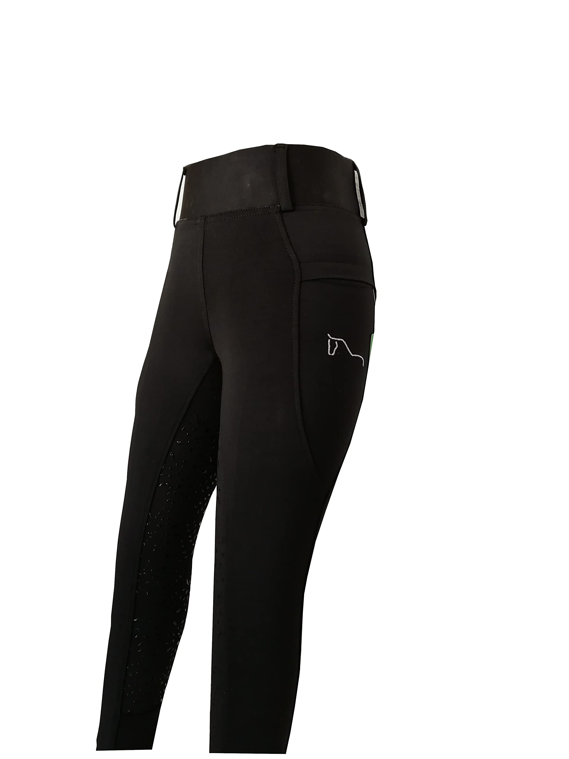 Reitleggings Damen 2.0 High Waist Silikon Vollbesatz Reithose Grip
