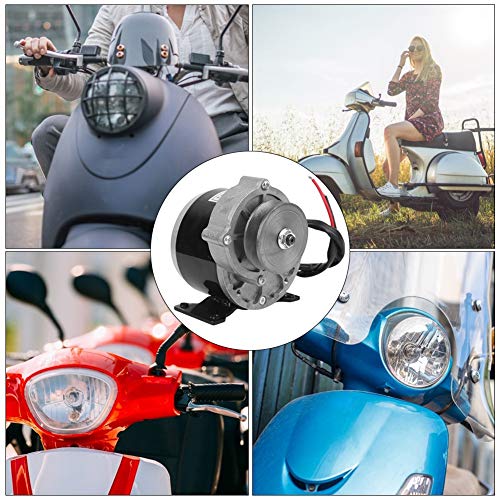 Alomejor 12 v 250 w Moteur électrique cuivre Courroie poulie motoréducteur Accessoire Courroie poulie motoréducteur