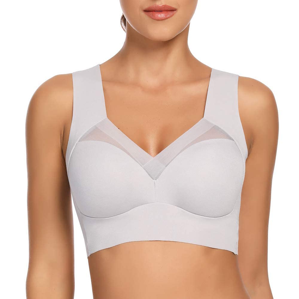 WOWENY Wirefree Seamless Lounge Bra
