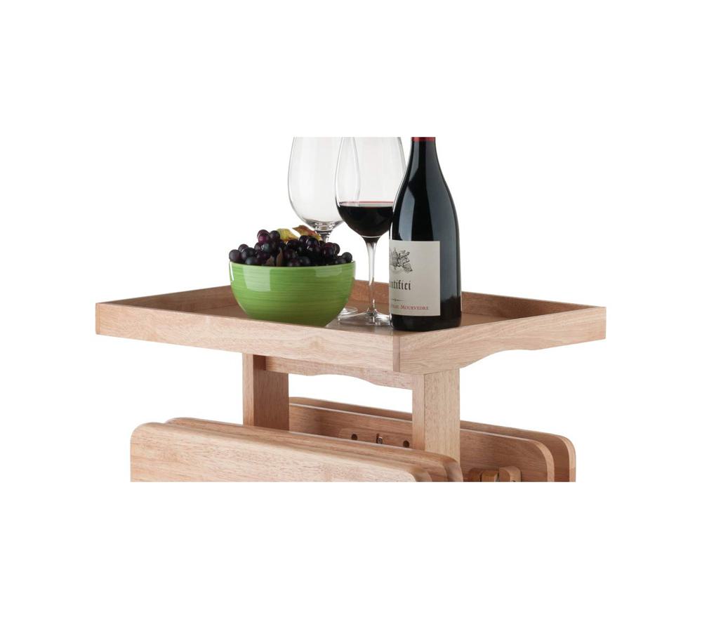 Amazon.com: Winsome Isabelle Set of 4 Foldable Snack Tables with