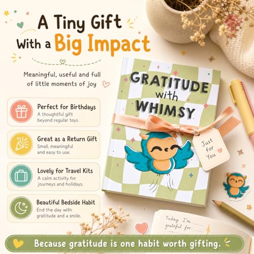 Image of 30-Day A6 Gratitude Journal with Prompts & Exercises