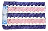 Tache Home Fashion MAT2436WF Bathroom Rug Mat, 24 x 36 Inch, Purple